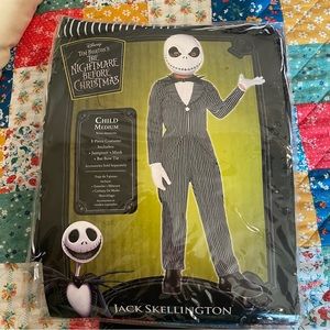 Nightmare Before Christmas Child Medium Jack Skellington Costume